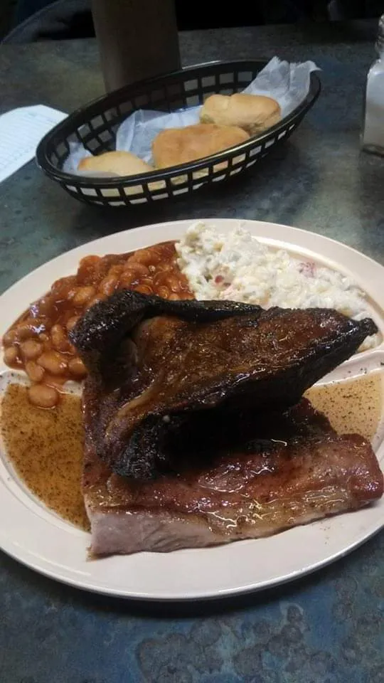 Chicken and Rib Plate