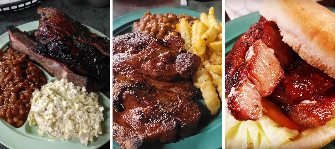 Louise Open Pit Barbeque Menu